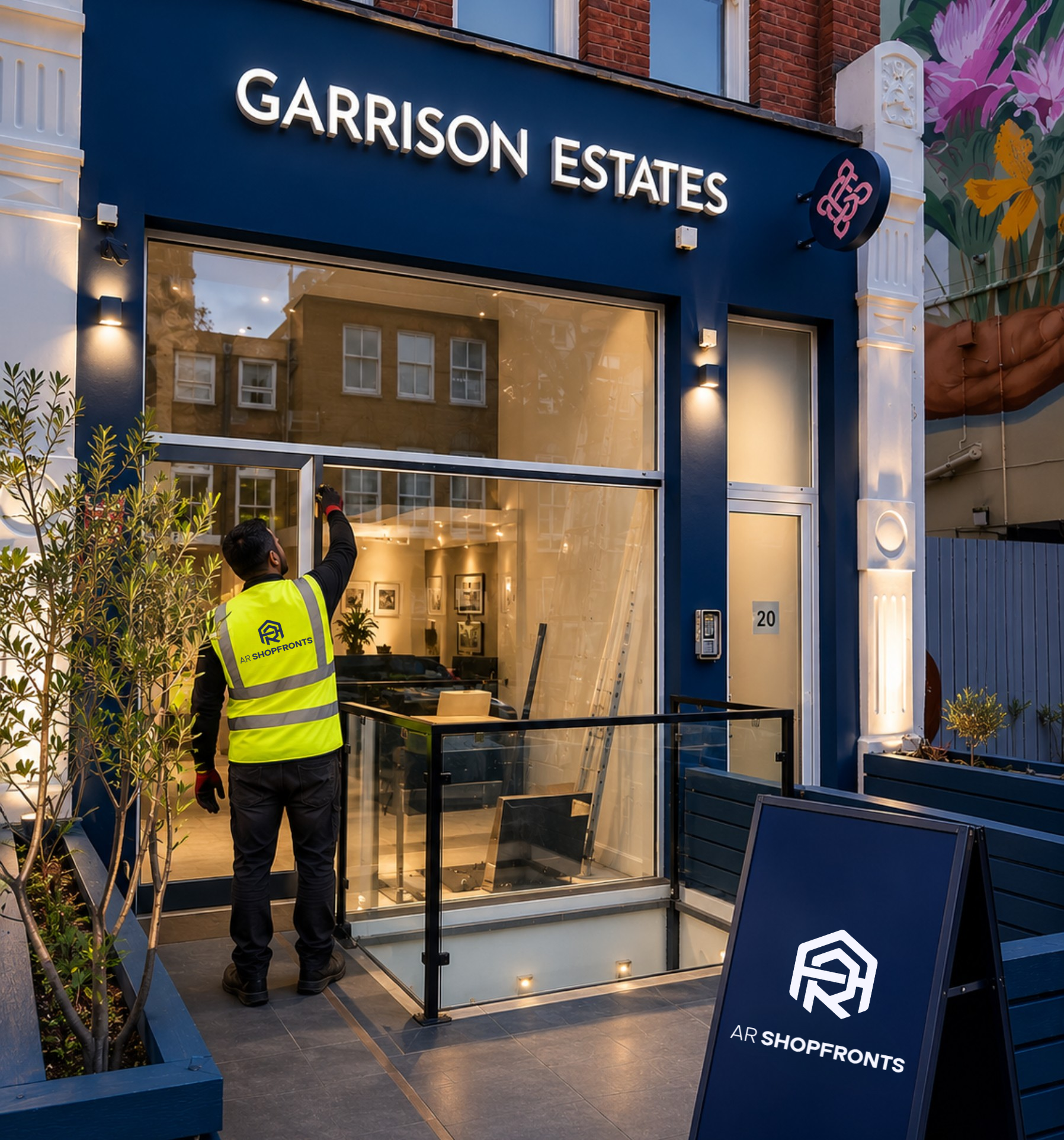 Frameless Glass Shopfront Design