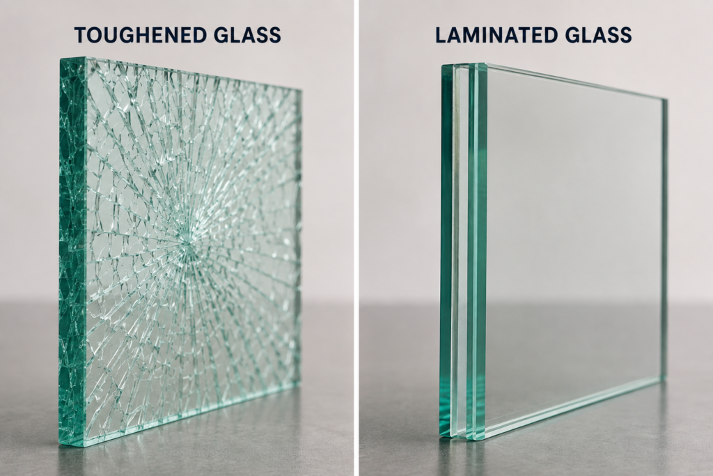 Toughened Glass vs Laminated Glass